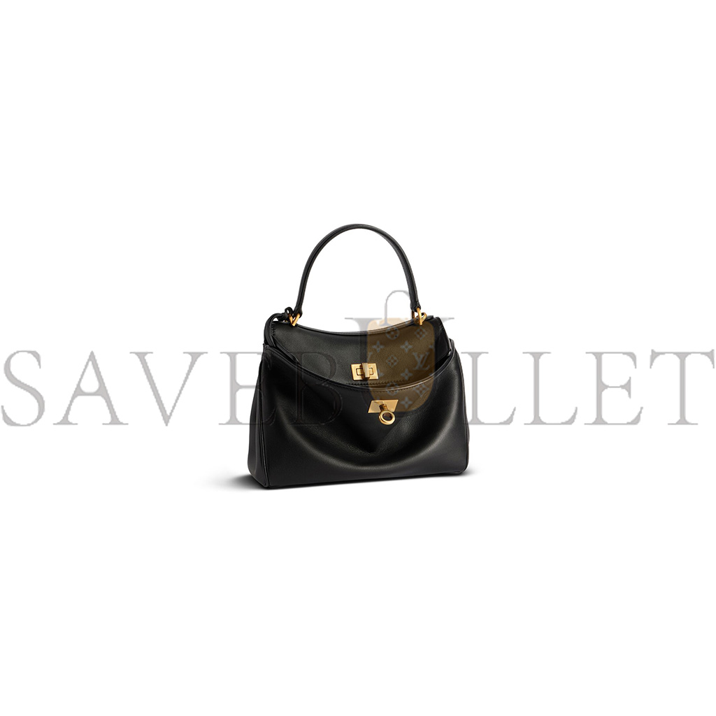 Ba*len*cia*ga rodeo mini tote gold hardware (22.8*9.9*8.3cm)